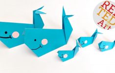 Easy Origami For Kids Easy Origami Whale Paper Crafts Finding Dory Paper Whale