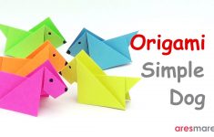Easy Origami For Kids Origami Very Simple Dog Easy Single Sheet Youtube