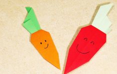 Easy Origami For Kids Paper Crafts For Kids Easy Origami For Kids Origami Carrot Origami