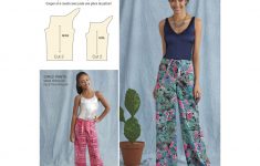 Easy Sewing Patterns Sewing Pattern 8390 A Easy Sew Trousers One Size
