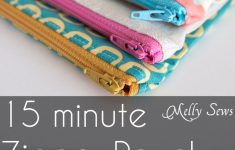 Easy Sewing Projects How To Sew A Zipper Pouch Tutorial Melly Sews