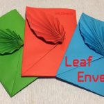 Envelope Origami Diy How To Make Leaf Envelope With Paper Diy Origami Envelope Folding