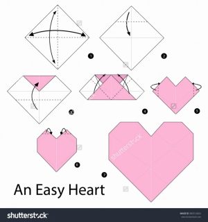 Envelope Origami Easy 92 Origami Heart Card Instructions Origami Heart Box Envelope