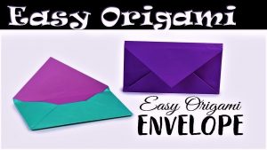 Envelope Origami Easy Origami Envelope No Glue No Tape How To Make An Origami Easy