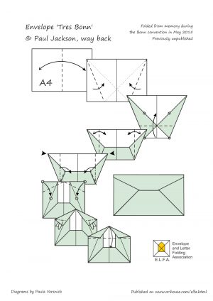 Envelope Origami Easy Paulas Orihouse