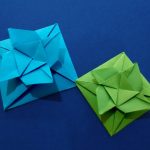Envelope Origami Letters Easy Origami Square Flower Envelope With Secret Message Inside