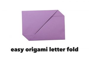 Envelope Origami Letters Easy Traditional Origami Letter Fold