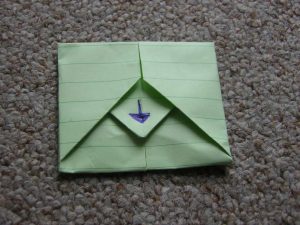 Envelope Origami Letters Turn Your Letter Into Its Own Envelope Origami Papercrafts