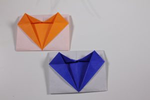 Envelope Origami Tutorials Origami Envelope Message Card With Heart Quiling Pinterest