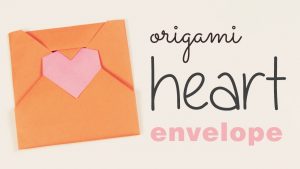 Envelope Origami Tutorials Origami Heart Envelope Tutorial Diy Love Letter Youtube