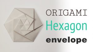 Envelope Origami Tutorials Origami Hexagonal Envelope Pouch Tutorial Diy Youtube