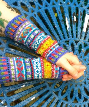 Fairisle Knitting Patterns Beginner Colorful Mittens And Gloves Knitting Patterns In The Loop Knitting