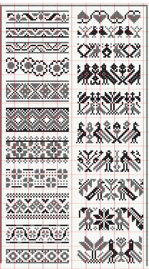 Fairisle Knitting Patterns Charts Pinterest Knitting Cross