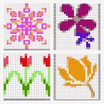 Fairisle Knitting Patterns Charts The Feminine Touch Uk Knitting Felting Blog 4 Free Flowery