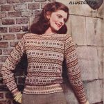 Fairisle Knitting Patterns Free Vintage Fair Isle Knitting Patterns Crochet And Knit