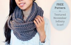 Fall Knitting Patterns Free Purllin Textured November Infinity Scarf Free Pattern