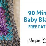 Free Crochet Baby Blanket Patterns 90 Minute Ba Blanket Free Crochet Pattern Right Handed Youtube