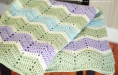 Free Crochet Baby Blanket Patterns Easy Chevron Blanket Crochet Pattern Daisy Cottage Designs