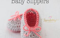 Free Crochet Baby Patterns Neon Trim Ba Slippers Free Crochet Pattern Loganberry Handmade