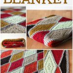 Free Crochet Patterns Crochet Pattern Spicy Diamond Blanket Haak Maar Rraak
