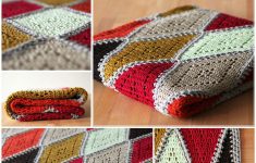 Free Crochet Patterns Crochet Pattern Spicy Diamond Blanket Haak Maar Rraak