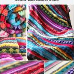 Free Crochet Patterns Free Crochet Pattern Colourful Rainbow Sampler Blanket Haakmaarraak