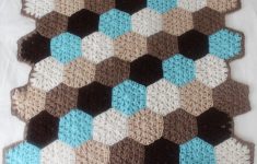 Free Crochet Patterns Free Crochet Pattern Hexagon Honeycomb Stroller Blanket Stitch