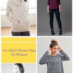 Free Sewing Patterns Free Sewing Patterns 15 Fall And Winter Tops Patterns For Women