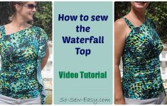 Free Sewing Patterns Sew A One Shoulder Flouncy Top Free Pattern Youtube