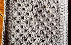 Granny Square Crochet Pattern Crochet Motif Plain Granny Square Cypresstextiles