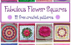 Granny Square Crochet Pattern Fiber Flux Fabulous Flower Squares 12 Free Crochet Patterns