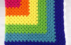 Granny Square Crochet Pattern Rainbow Granny Square Throw Charmed Ewe