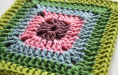 Granny Square Crochet Pattern Solid Granny Square
