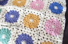 Granny Square Crochet Pattern Spring Flower Granny Square Crochet Pattern Marias Blue Crayon