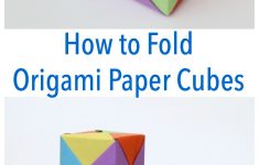 How To Make An Origami Box How To Fold Origami Paper Cubes Frugal Fun For Boys And Girls