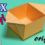 How To Make An Origami Box Origami Box Out Of A4 Paper Easy And Simple Origami Paper Craft