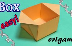 How To Make An Origami Box Origami Box Out Of A4 Paper Easy And Simple Origami Paper Craft