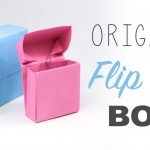 How To Make An Origami Box Origami Flip Top Box Tutorial Diy Youtube