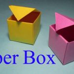 How To Make An Origami Box Paper Box How To Make A Box From Paper That Opens And Closes Youtube