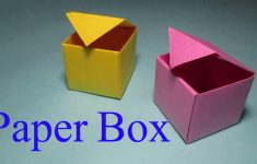 How To Make An Origami Box Paper Box How To Make A Box From Paper That Opens And Closes Youtube