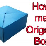 How To Make An Origami Box Simple Box How To Fold A Box Origami Box Instructions Box Origami