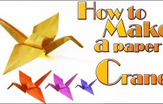 How To Make An Origami Crane How To Make A Paper Crane Tutorial Origami Crane Youtube