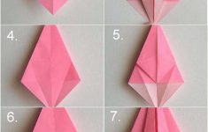 How To Make An Origami Flower Diy Origami 4 Bltenblatt Lily Boutonnier Fotoliste Kreativ