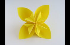 How To Make An Origami Flower Easy Origami Kusudama Flower Youtube