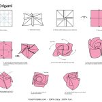 How To Make An Origami Flower Easy Origami Rose Folding Instructions How To Make An Easy