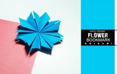 How To Make An Origami Flower How To Make Origami Flower Bookmarkeasy Make Origami Flowers