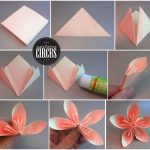 How To Make An Origami Flower Kusudami Flower Tutorial Paperarts Origami Origami Flowers