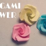 How To Make An Origami Flower Origami Easy Origami Flower Tutorial Youtube