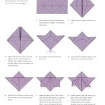 How To Make An Origami Flower Origami Flowers Diagram On How To Fold A Simple Orchid Flower