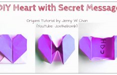 How To Make An Origami Heart Diy Origami Heart Box Envelope With Secret Message Pop Up Heart